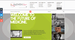 Desktop Screenshot of mcewencentre.com